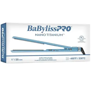 BaBylissPRO Nano Titanium™ 1" Ultra-Thin Straightener BNT4072TUC – Lightweight, High-Performance Hair Styling Tool