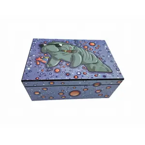 The Manatee - Humidecor Humidor | Artist-Designed Cigar Box with Spanish Cedar Lining