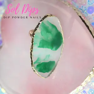 Nail Art Palette Ring (Green)