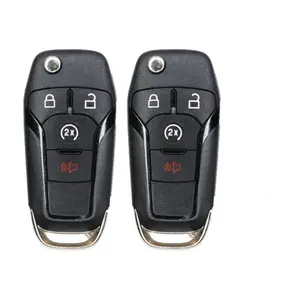 KEYS4LESS Replacement Flip Key Fob for Ford F 250 2017 2022 Fcc N5f A08TDA N5FA08TDA Part Number 164 R8134 164R8134 Pack of 2