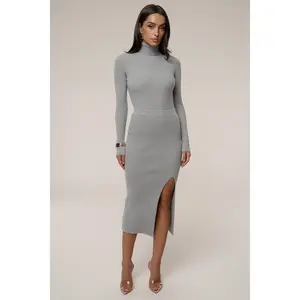 Heather Grey Cardinal Essential Knit Skirt