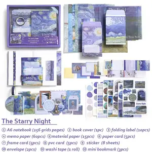 Art Scrapbook Kit – Impressionist Painting Journaling Set (2 Designs)