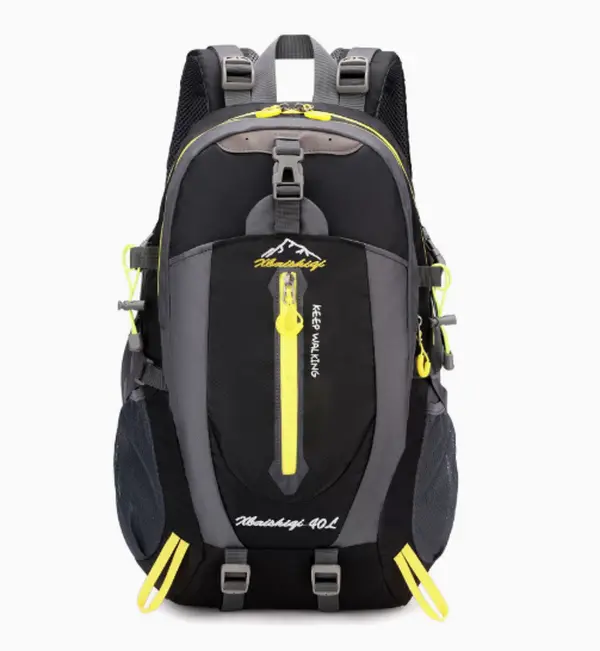 40L Water-Resistant Hiking Backpack - Lightweight Outdoor Travel Rucksack for Trekking, Cycling & Daily Commute, Unisex Daypack