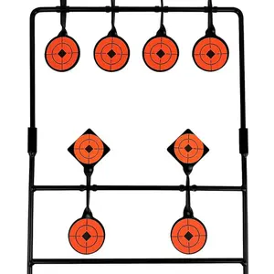 Carbon Steel Target Shooting Practice Rotating Target, Precision Shooting Training Aid, Durable and Reliable for Outdoor Sports