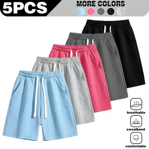 Men's Solid Pocket Waist Shorts, Lightweight Breathable Shorts, , Men's Bottoms for All Seasons,Casual Breathable Comfortable Shorts for Running Gym Workout