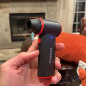 GOOLOO F3 Electric Air Duster- 110000RPM 52m/s Super Power Compressed Air, Variable Speed Canned Air with Fast Charging, Mini Dust Blower for Computer, Keyboard, House, Outdoor and Car