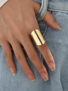 Fashion Simple Geometric Design Cuff Ring, Statement Multi Ring, Fashion Jewelry for Party, Daily Clothing Decor, Trendy All-match & Exquisite Jewelry for Birthday Gift, Trendy Jewellery Accessories, Fashionable Jewelry, Geometric Rings