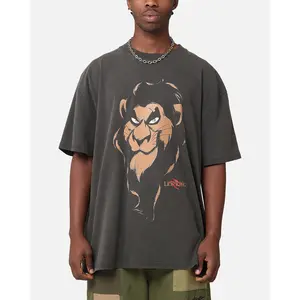American Thrift Disney The Lion King Scar Heavyweight T-Shirt Black Wash