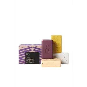 Natura Multipack Bar Soap Set of 4, Vegan Hydrating Açaí, Andiroba, Passion Fruit & Brazil Nut Soaps