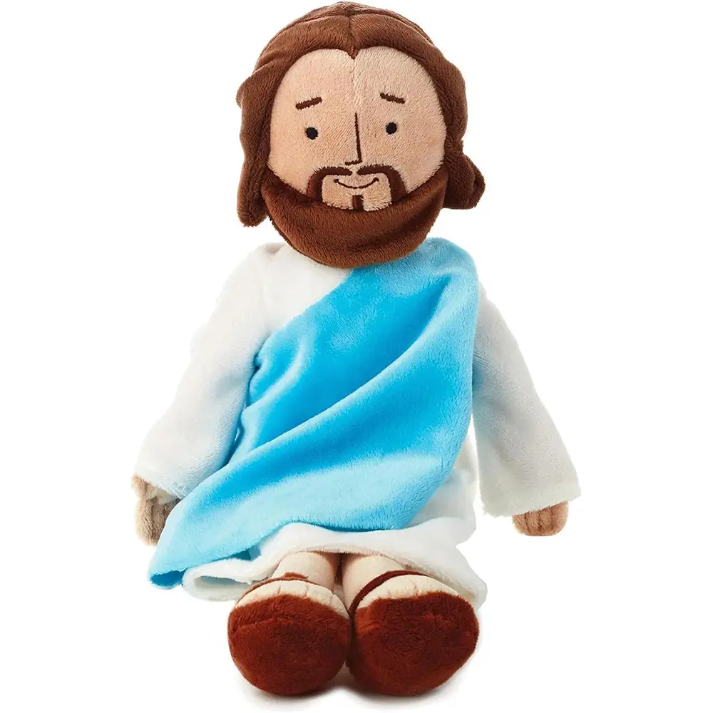 My friend Jesus Plush Doll Guardian Angel Christening Religious Easter 13 inch Jesus decompression doll Stuffed Animal