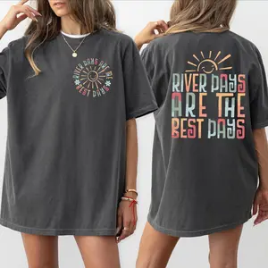 Comfort Colors River Days Are The Best Days T-shirt, Summer Vibes T-shirt, Trendy Summer Shirt, River Day Shirt, Summer Vacation Shirt, Gift For Women