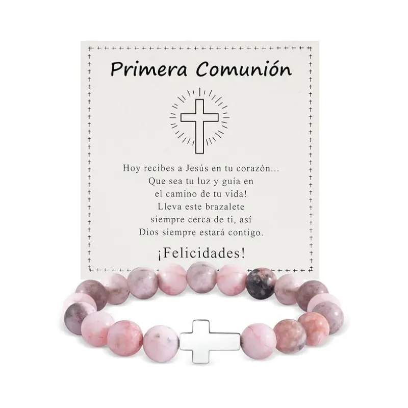 Pink Zebra Cross+primera comunion