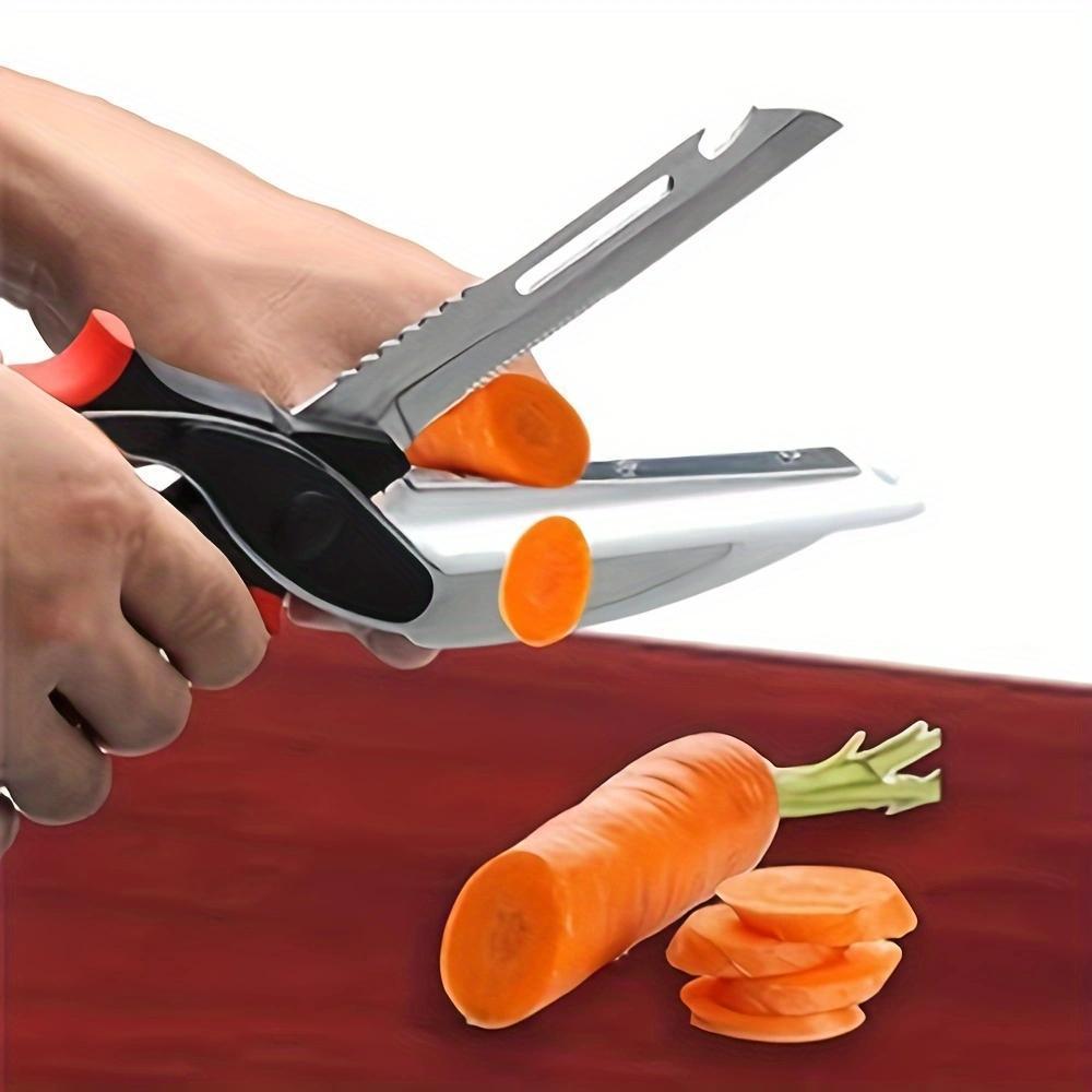 Vegetable Scissors, Kitchen Food Cutter, Meat Scissors, Quick Vegetable Slicer, Kitchen Chopping Scissors for Home Use, Kitchen Shears