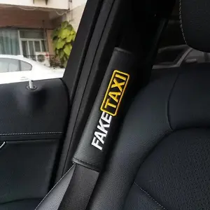 Car Seat Belt Shoulder Pad, Soft Faux Leather Car Seat Belt Cover, Universal Car Interior Accessories for Men & Women, Car Interior Decoration