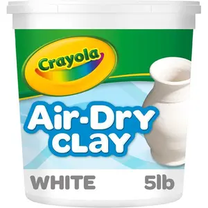 Air Dry Clay (5lbs), Natural White Modeling Clay for Kids, Sculpting Material, Bulk Craft Supplies, Teacher Supplies for Art Classrooms