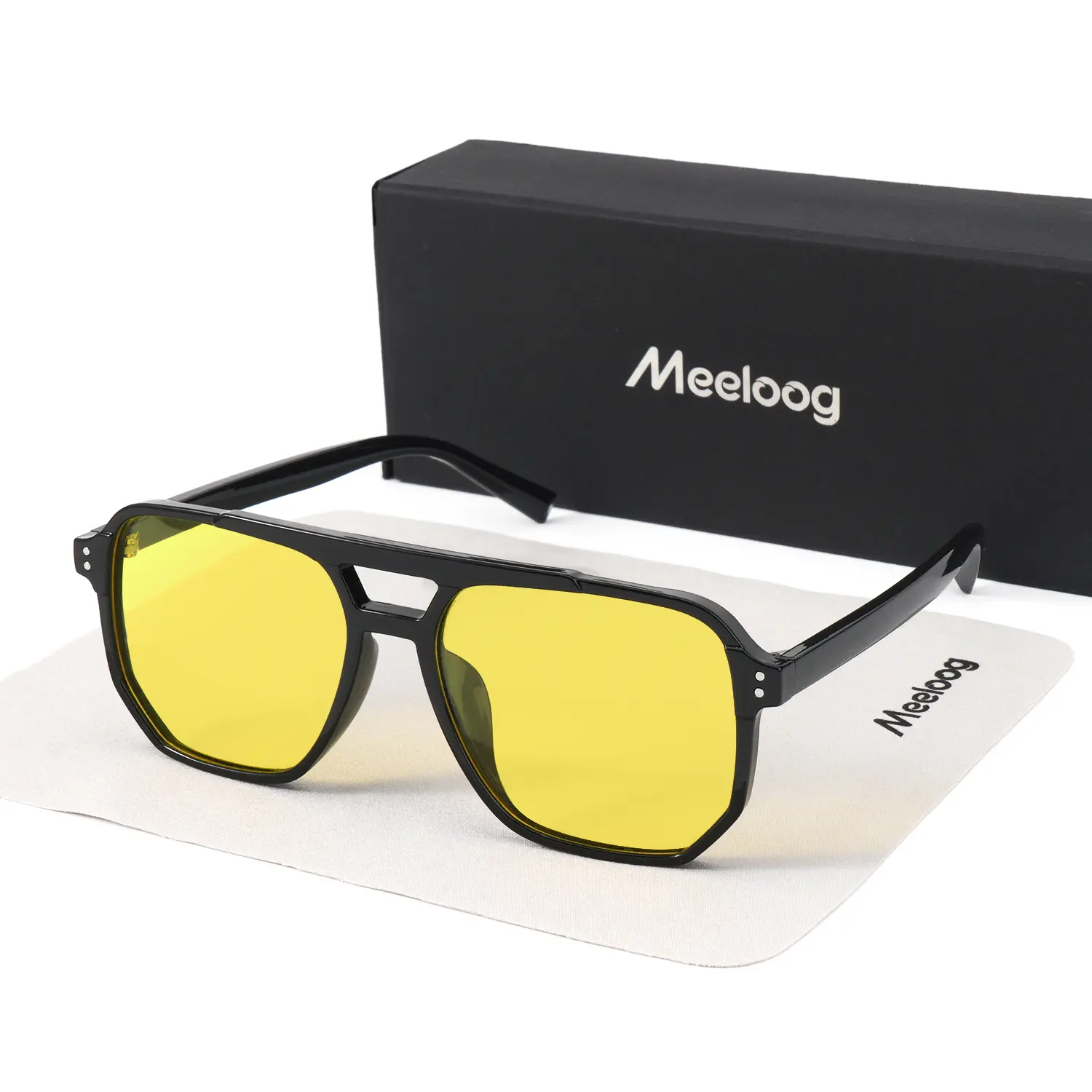 Unisex classic and stylish polarized night vision aviator  display picture 1