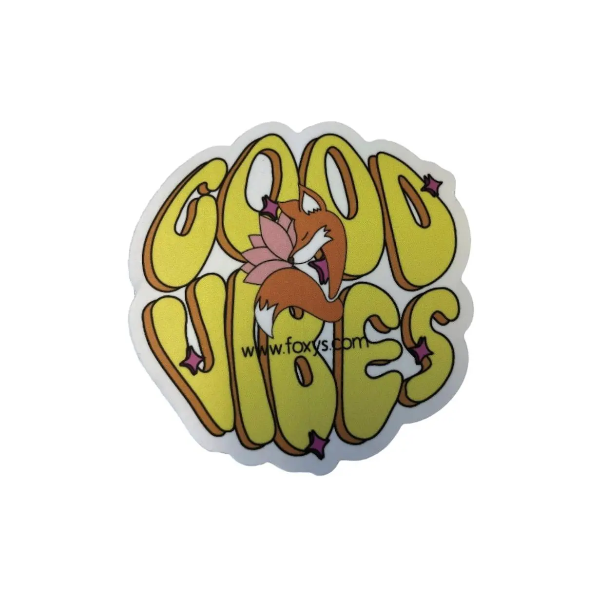 Foxy's Good Vibes Gymnastics & Dance Sticker - Show Your Sparkle!