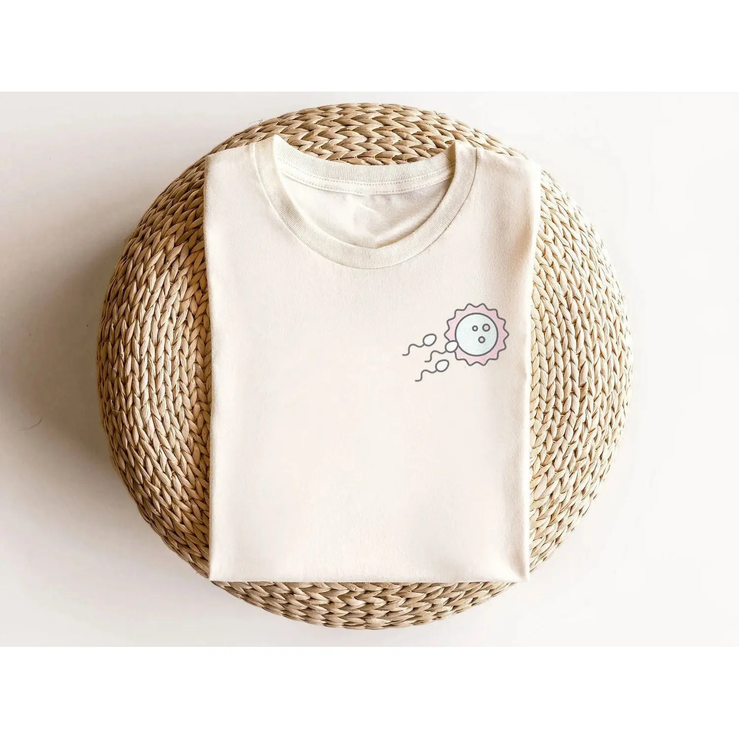 Sperm and Egg Pocket Shirt, Fertility Clinic Tshirt, IVF Transfer Day Obgyn Nurse T-Shirt, L&D Fertility Reproductive Specialist Gift Tee - 1430968323