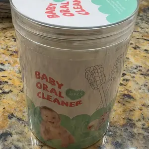 Baby Tongue Cleaner, Newborn Toothbrush, 48PCS Disposable Infant Toothbrush Clean Mouth,Gauze Gum Cleaner Oral Cleaning Stick Dental Care