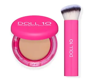 Doll 10 Peptide Bounce Balm Foundation with Brush