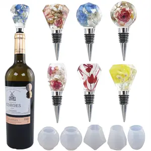 Wine Stopper Resin Mold Geometric Spherical Silicone Mold Set