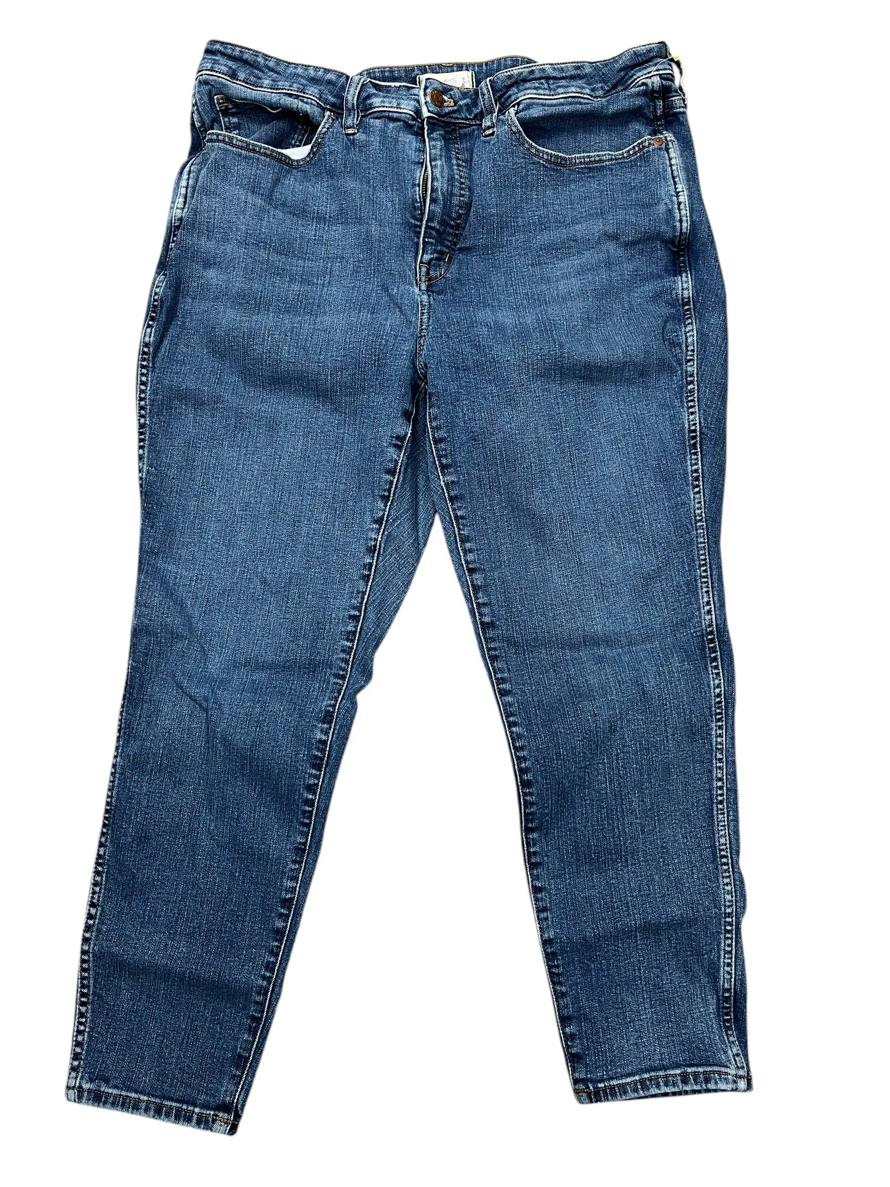 Jeans Skinny By Madewell In Blue Denim, Size:20
