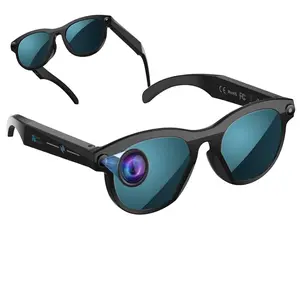 Smart Sunglasses with 2MP Camera Anti-Shake, AI Smart Glasses for Video Recording, Hands-free BT Call, Music Control ,AI Real-Time Translate , Magnetic Charging, AI Glasses for Women Men