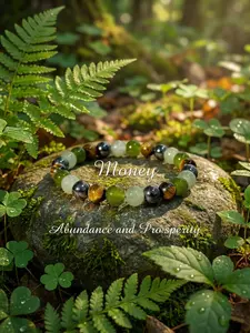 Four-In-One Natural Stone Energy Bracelet, Tiger Eye Protection + East Linc Jade Wealth Attraction, Magnetic Balance, 2026 Trendy Unisex Gift