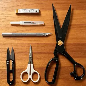 Professional Tailor Scissors 9 Inch – Heavy Duty Fabric Scissors, Ultra Sharp Sewing Shears for Cutting Fabric, Leather, Paper, Vinyl, Home, Office, Artists, Dressmakers, Crafts – All Purpose Titanium Coated