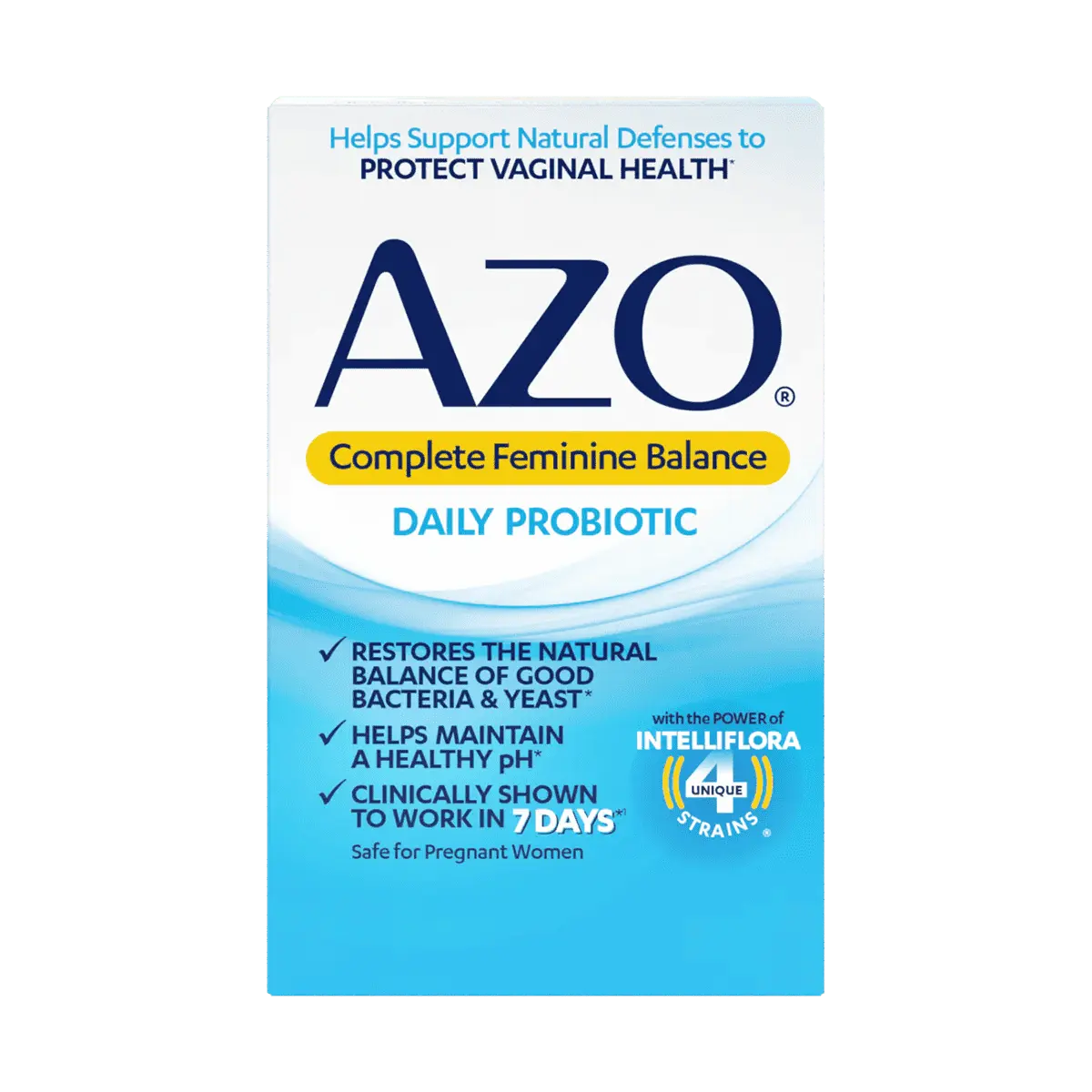 AZO Complete Feminine Balance Daily Probiotic Capsules - Daily Women's Probiotic for Vaginal Health Support