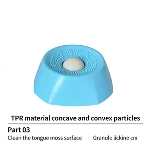 Extra-Large Pet Licker Liquid Snacks, Non-Slip Slow Food Bowl for Dogs & Cats, Slow Feeder Bowl, Relieve Boredom, Decompress, Puzzle & Enrich Toys