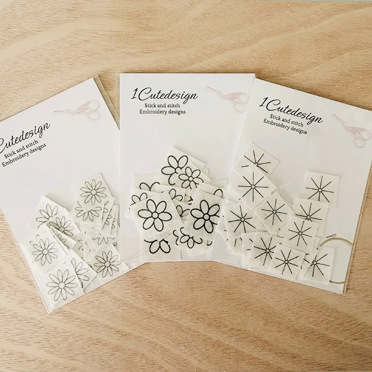 stick and stitch mini daisies embroidery patterns