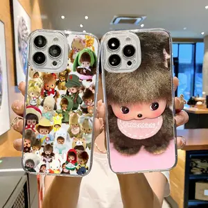Unique Artistic Design Phone Case Cute M-Monchhichi Phone Case FUNDA for IPhone17 16 15 14 13 12 11 Pro Max Plus Air Shockproof Soft Clear Back Cover Protective Drop-proof Retro Stylish Gift