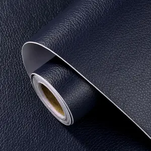 15.7x80 inch Large Self-Adhesive Navy Blue Leather Repair Patch Tape Kit for Sofa Car Seats Chairs Shoes Bags Damaged Furniture