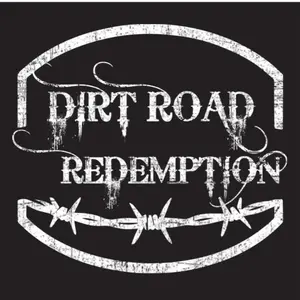 Barbwire Dirt Road Redemption Tshirt - Bold Rugged Real Western Style Logo with Barbed Wire Design for Everyday Wear