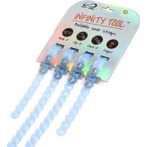 Infinity Tool(TM) 2.0 Modular Straps (4-Pack) - Flexible Multi-Tool, Gear Strap, Wearable Gadget for Outdoor Adventure, , Camping, Travel, EDC