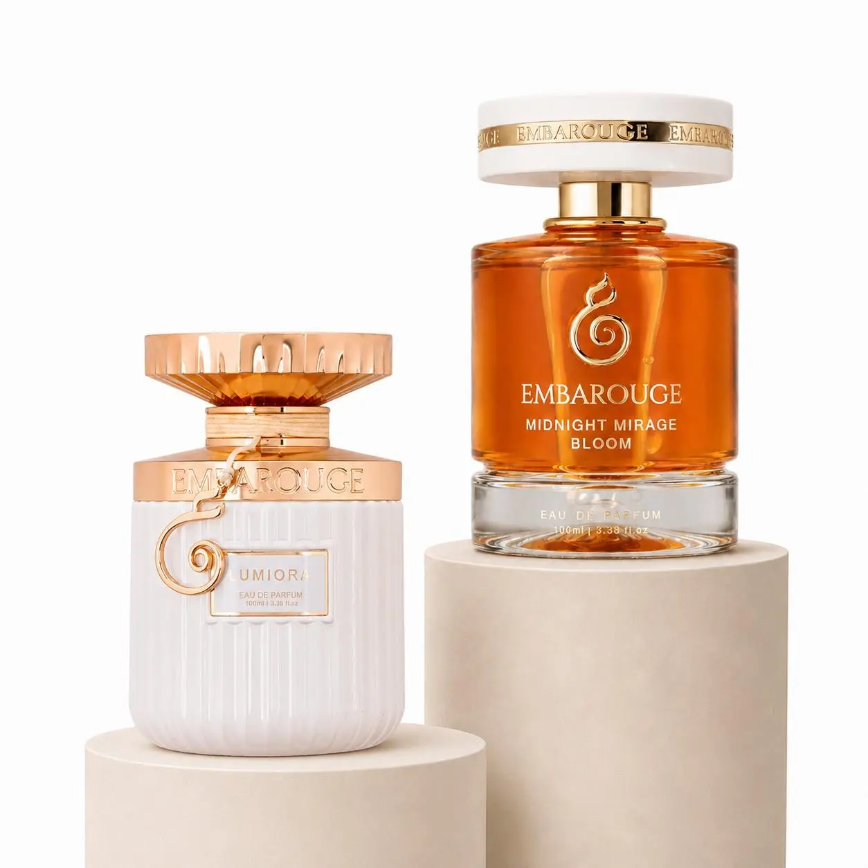 Embarouge Dusk Till Dawn | Eau de Parfum 100ml x 2 | Women's Fragrance Set | Floral • Oud • Musky | Long Lasting • Perfect Gift