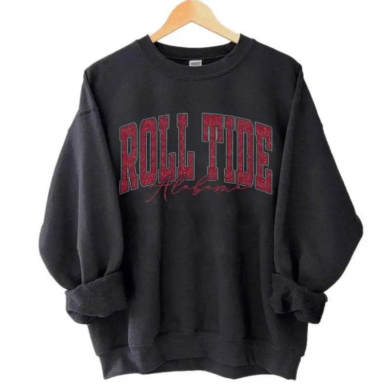 Alabama Crimson Tide Sweatshirt – Vintage Football NCAA Shirt, Retro University of Alabama Hoodie, Classic College Pullover Crewneck, Unisex Cotton Game Day Apparel, Gift for Crimson Tide Fans, Roll Tide 2025