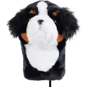 Craftsman Golf Bernese Mountain Dog Plush Driver Cover Headcover for Golfer Protection