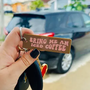 Iced Coffee Keychain