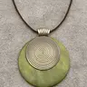 Vintage Thread Pendant Long Necklace, Chunky Necklace, Beach Boho Necklace, Beachy Jewelry, Bohemian Ethnic Style Unisex Sweater Chain, Suitable for Daily Commute, Dating, Vacation