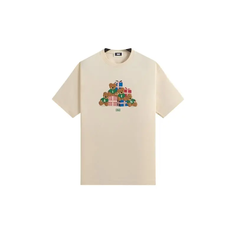 Kith Kithmas Teddy Tee Sandrift (men) by StockX