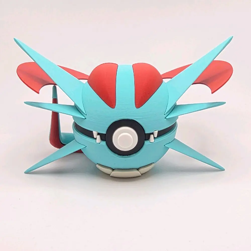 N3D Salamence Themed Pokeball - Fun Design for Pokemon Fans and Collectors