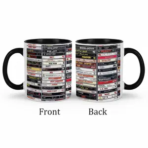 Classic 80s 90s Hip Hop Cassette Tapes Mug, Retro Music Tape Art Coffee Cup, Old School Rap Fan Gift Idea, 11oz Tea Cup, 15oz Coffee Mug, Large Ceramic Mug, Kitchen Drinkware, Gift for Friends