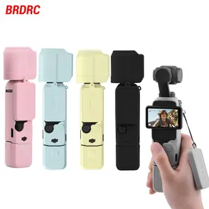 BRDRC Silicone Case for DJI Pocket 3, Scratch-Resistant Camera Gimbal Protective Case, Camera Accessory