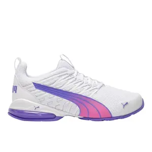 PUMA Womens Voltaic Evo Fs Fade Lace Up Sneakers Shoes Casual - White