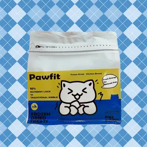 Crunchy Whole Chicken Breast Snacks by Pawfit| High-Protein Raw Pet Treats Pawfit Freeze-Dried Whole Chicken Breast Treats| 95% Nutrient Lock for Your Pup/Cat