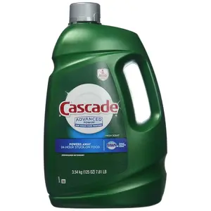 Cascade Advanced Power Liquid Machine Dishwasher Detergent with Dawn, 125-Fl. Oz, Plastic Bottle (125 Fl Oz)