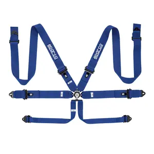 Sparco Aluminum 6-Point Racing Harness - FIA 8853-2016