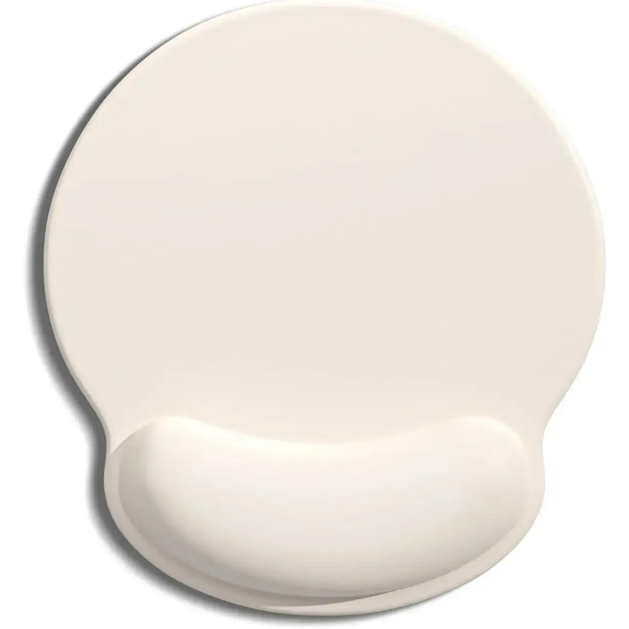 Ergonomic Mouse Pad with Wrist Rest, Comfortable Silicone Non-Slip Computer Pain Relief Gel Mouse Mat with Wrist Support for Gaming, Work, Office, Women & Men, Cute Pattern, Beige